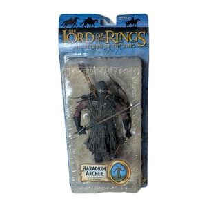 LOTR Return of the King Haradrim Archer Figure Fully Armored 2003 NIB VTG